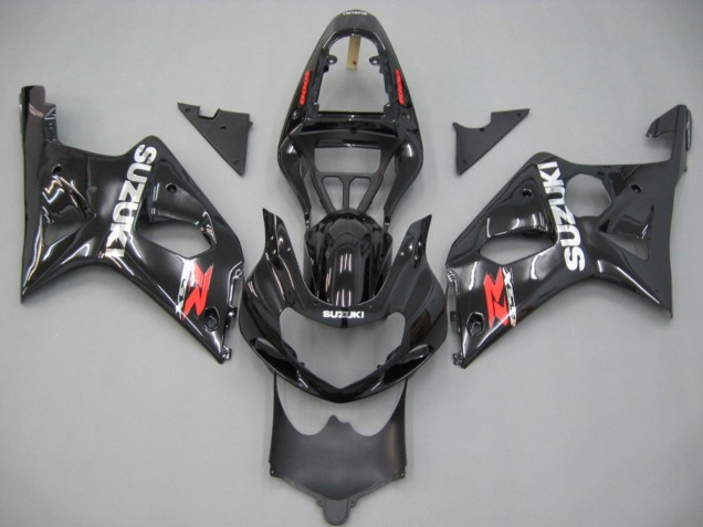 Suzuki GSXR1000 Motorrad Verkleidung 2000-2002 - Glanzendes Schwarz