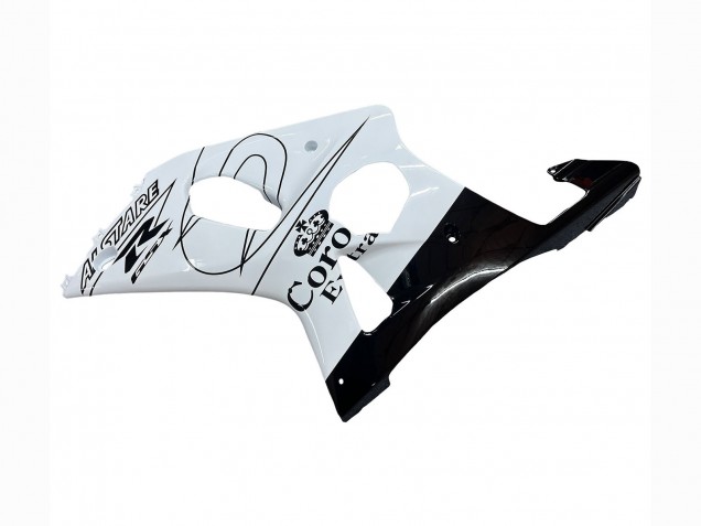 Suzuki GSXR1000 Motorrad Verkleidung 2000-2002 - Weiss Schwarz Motul Corona
