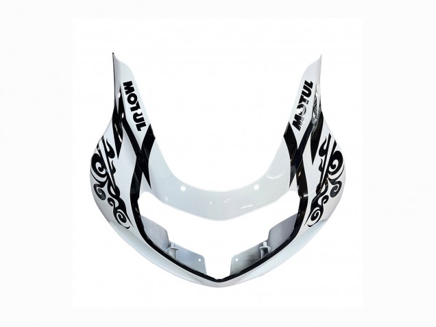Suzuki GSXR1000 Motorrad Verkleidung 2000-2002 - Weiss Schwarz Motul Corona