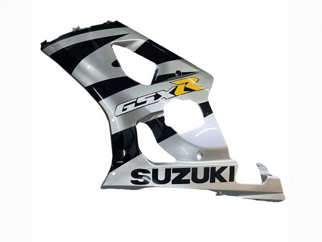 Suzuki GSXR 1000 Motorrad Verkleidung 2003-2004 - Glanzendes Schwarz Silber Grau Gelb