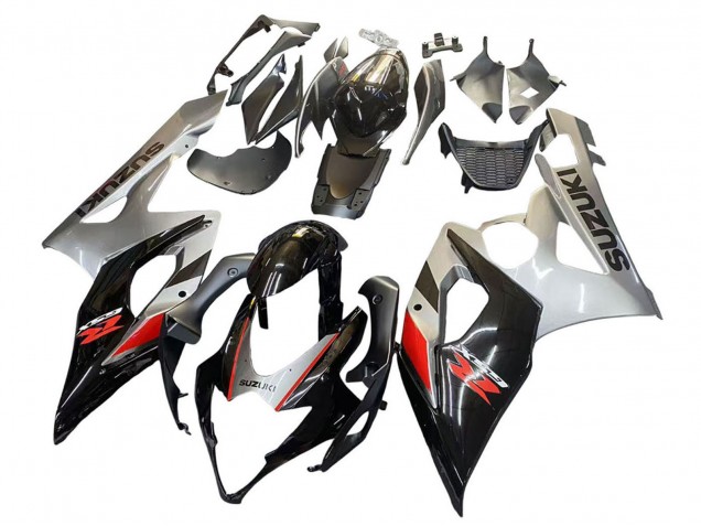 Suzuki GSXR 1000 Motorrad Verkleidung 2005-2006 - Schwarz Grau Rot