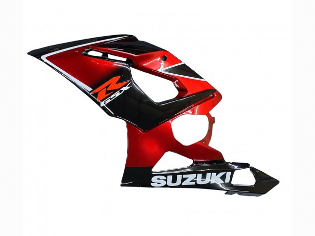 Suzuki GSXR 1000 Motorrad Verkleidung 2005-2006 - Rot Glanzendes Schwarz