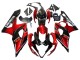 Suzuki GSXR 1000 Motorrad Verkleidung 2005-2006 - Rot Glanzendes Schwarz