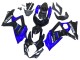 Suzuki GSXR 1000 Motorrad Verkleidung Kit 2007-2008 - Blau Glanzendes Schwarz