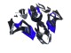 Suzuki GSXR 1000 Motorrad Verkleidung Kit 2007-2008 - Blau Glanzendes Schwarz