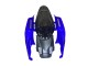 Suzuki GSXR 1000 Motorrad Verkleidung Kit 2007-2008 - Blau Glanzendes Schwarz