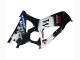 Suzuki GSXR 1000 Motorrad Verkleidung 2007-2008 - Glanzendes Schwarz Weiss West