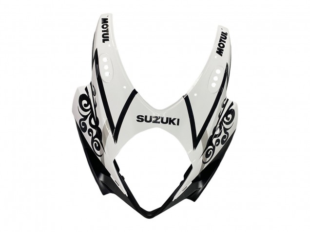 Suzuki GSXR 1000 Motorrad Verkleidung 2007-2008 - Weiss Schwarz Alstare Corona Motul