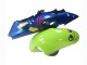 Suzuki GSXR 1300 Hayabusa Motorrad Verkleidung 1996-2007 - Blau Grun Hai 46