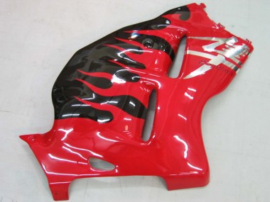 Suzuki GSXR 1300 Hayabusa Motorrad Verkleidung 1996-2007 - Rot Schwarz