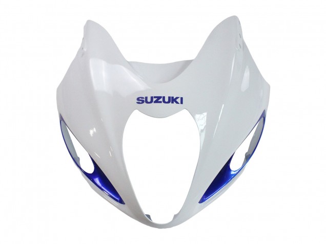 Suzuki GSXR 1300 Hayabusa Motorrad Verkleidung 1996-2007 - Weiss Blau Hayabusa