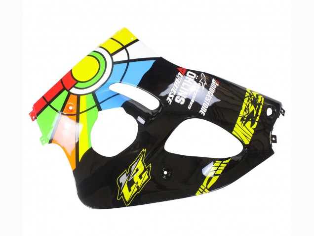 Suzuki GSXR 600 / GSXR 750 Motorrad Verkleidung 1996-2000 - Schwarz Mehrfarbig 27