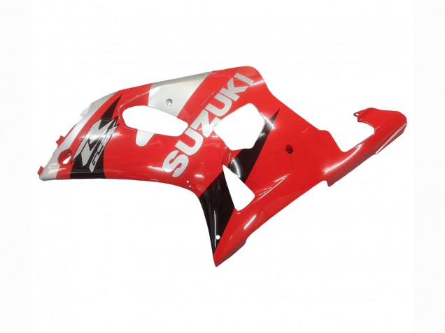 Suzuki GSXR 600 / GSXR 750 Motorrad Verkleidung 2001-2003 - Rot Weiss Glanzendes Schwarz