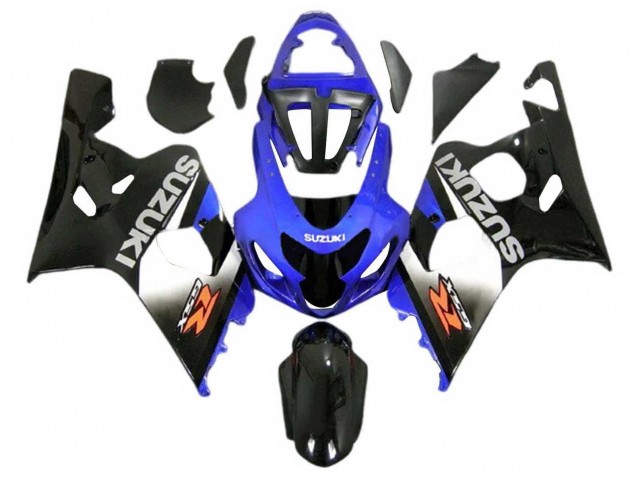 Suzuki GSXR 600 / GSXR 750 Motorrad Verkleidung 2004-2005 - Blau Schwarz