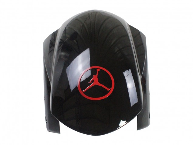 Suzuki GSXR 600 / GSXR 750 Motorrad Verkleidung 2004-2005 - Glanzendes Schwarz Rot Jordan Michelin