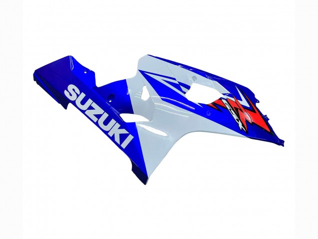Suzuki GSXR 600 / GSXR 750 Motorrad Verkleidung 2004-2005 - Weiss Blau Rot