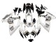Suzuki GSXR 600 / GSXR 750 Motorrad Verkleidung 2006-2007 - Weiss Schwarz Lucky Strike Motul