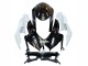 Suzuki GSXR 600 / GSXR 750 Motorrad Verkleidung 2008-2010 - Weiss Schwarz