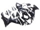 Suzuki GSXR 600 / GSXR 750 Motorrad Verkleidung 2011-2024 - Glanzendes Schwarz Matt Schwarz Weiss Aufkleber