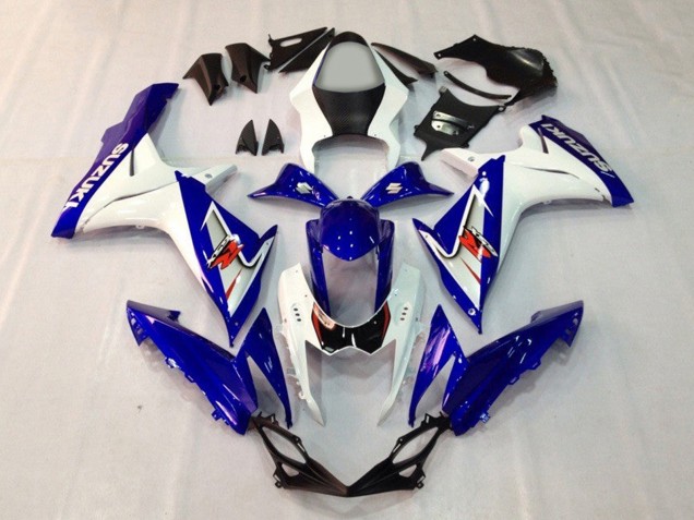 Suzuki GSXR 600 / GSXR 750 Motorrad Verkleidung 2011-2024 - Blau Weiss