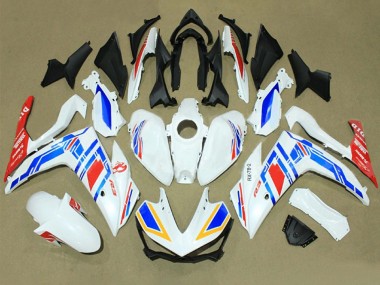 Yamaha YZF R3/R25 Motorrad Verkleidung 2015-2018 - Weiss Blau Rot Yamalube