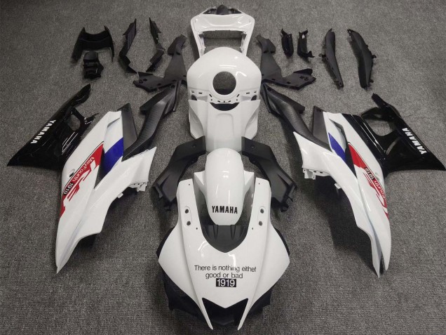 Yamaha YZF R3/R25 Motorrad Verkleidung 2019-2021 - Weiss Rot Blau Schwarz Carbonfaser 1919