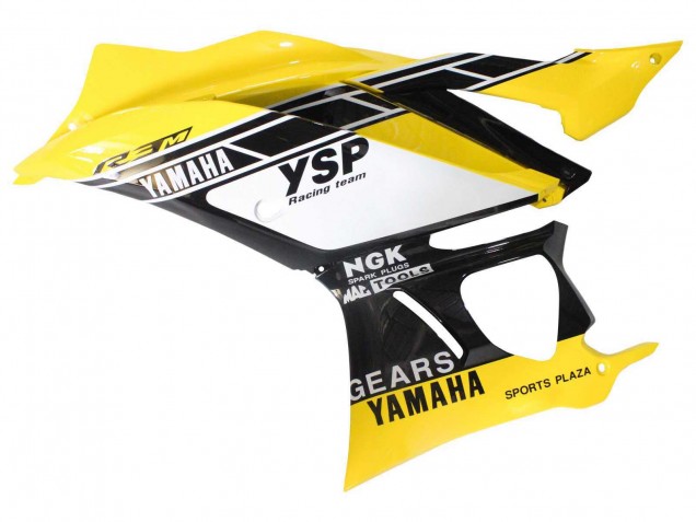 Yamaha YZF R3/R25 Motorrad Verkleidung 2019-2021 - Gelb Weiss Schwarz Streifen