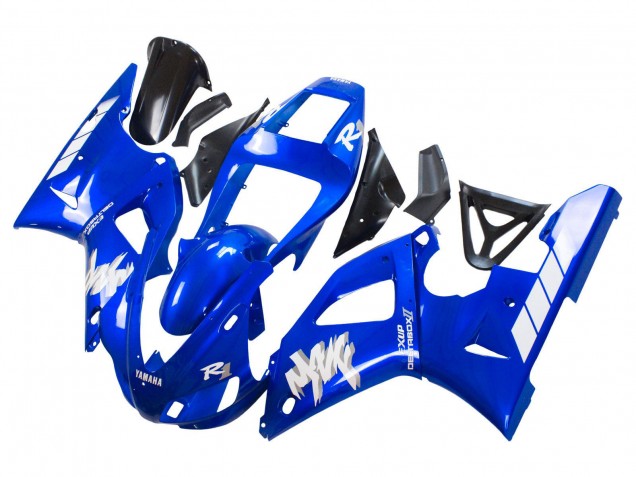Yamaha YZF 1000 R1 Motorrad Verkleidung 1998-1999 - Blau Weiss