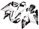 Yamaha YZF 1000 R1 Motorrad Verkleidung 1998-1999 - Weiss Glanzendes Schwarz