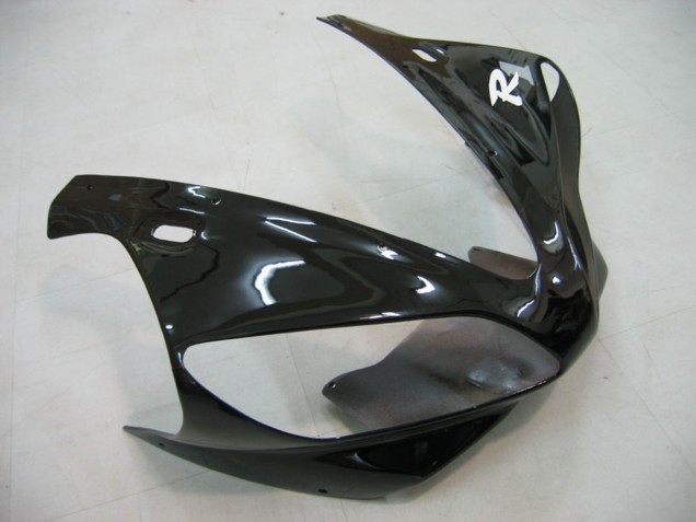 Yamaha YZF 1000 R1 Motorrad Verkleidung 2000-2001 - Glanzendes Schwarz Weiss Aufkleber