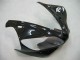 Yamaha YZF 1000 R1 Motorrad Verkleidung 2000-2001 - Glanzendes Schwarz Weiss Aufkleber