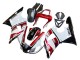 Yamaha YZF 1000 R1 Motorrad Verkleidung 2000-2001 - Rot Weiss Glanzendes Schwarz