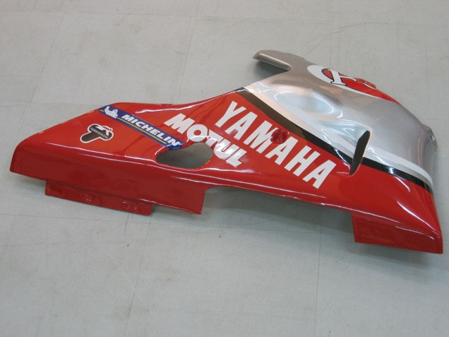 Yamaha YZF 1000 R1 Motorrad Verkleidung 2000-2001 - Silber Rot Fortuna Motul