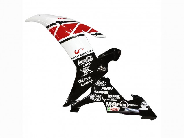 Yamaha YZF 1000 R1 Motorrad Verkleidung 2002-2003 - Weiss Rot Schwarz Castrol