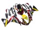 Yamaha YZF 1000 R1 Motorrad Verkleidung 2009-2011 - Rot Gelb Schwarz Hai 46