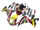 Yamaha YZF 1000 R1 Motorrad Verkleidung 2009-2011 - Rot Gelb Schwarz Hai 46