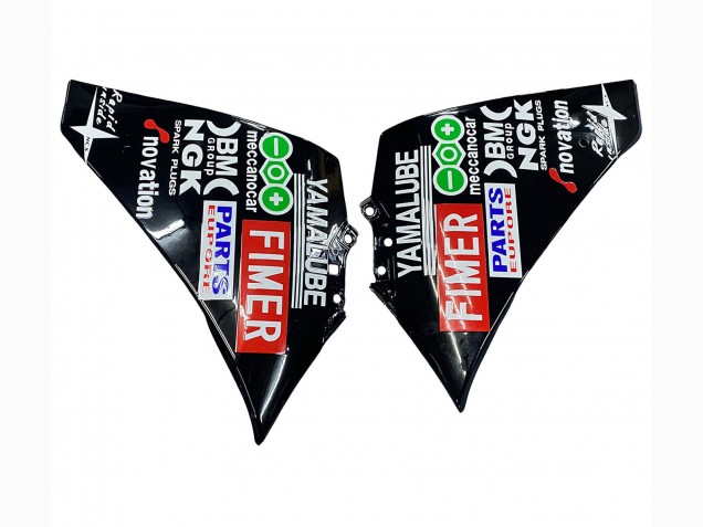 Yamaha YZF 1000 R1 Motorrad Verkleidung 2012-2014 - Glanzendes Schwarz Weiss Rot Fimer Yamalube Sterilgarda 87