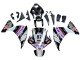 Yamaha YZF 1000 R1 Motorrad Verkleidung 2012-2014 - Glanzendes Schwarz Weiss Rot Fimer Yamalube Sterilgarda 87