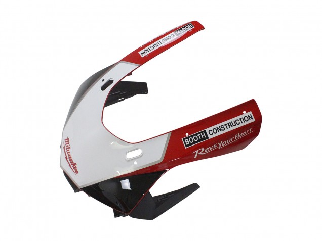 Yamaha YZF 1000 R1 Motorrad Verkleidung 2015-2019 - Weiss Rot Schwarz Milwaukee