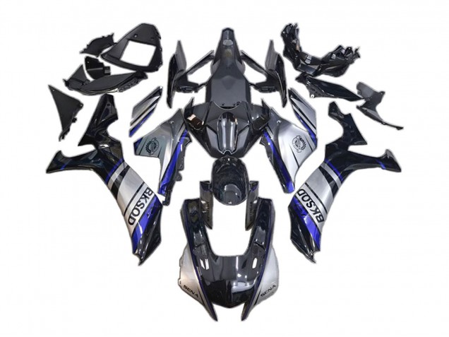 Yamaha YZF 1000 R1 Motorrad Verkleidung 2020-2025 - Silber Blau Schwarz BKSOD