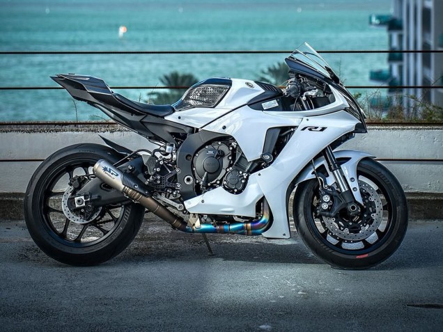 Yamaha YZF 1000 R1 Motorrad Verkleidung 2020-2025 - Weiss