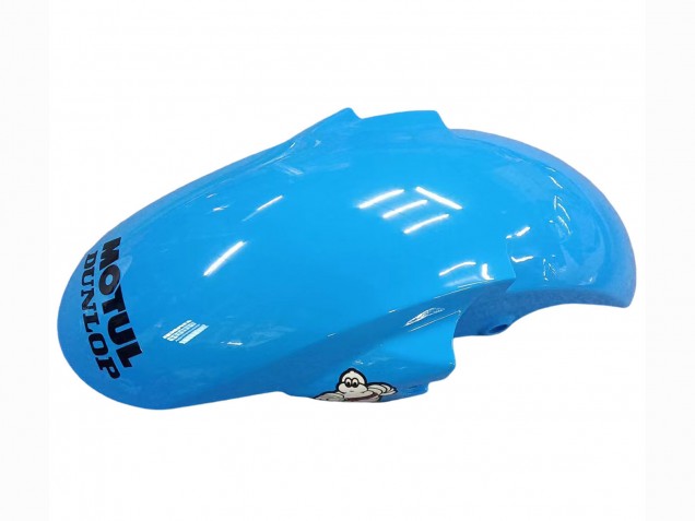 Yamaha YZF R6 Motorrad Verkleidung 2003-2004 - Weiss Blau Grun Rot Kastinee Dunlop Motul