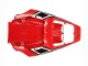 Yamaha YZF R6 Motorrad Verkleidung 2003-2004 - Weiss Rot Glanzendes Schwarz