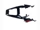 Yamaha YZF R6S Motorrad Verkleidung 2006-2009 - Glanzendes Schwarz Rot