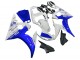 Yamaha YZF R6 Motorrad Verkleidung 2003-2004 - Weiss Blau GYTR