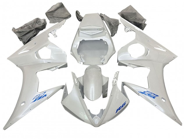 Yamaha YZF R6 Motorrad Verkleidung 2003-2004 - Weiss