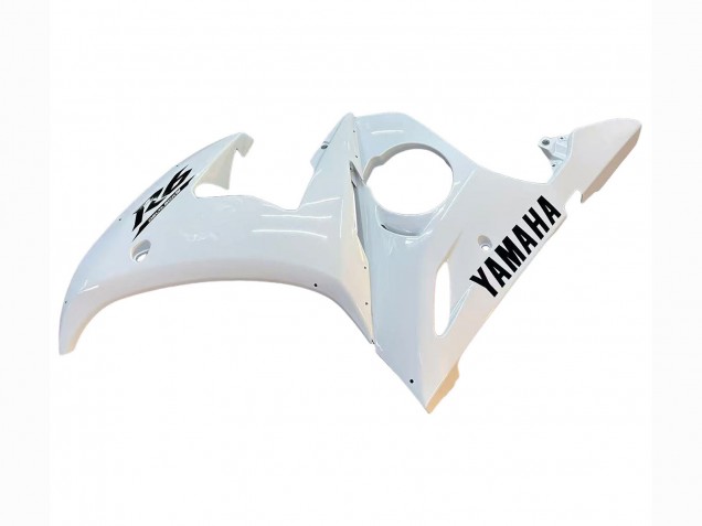 Yamaha YZF R6 Motorrad Verkleidung 2003-2004 - Weiss Schwarz Aufkleber