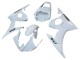 Yamaha YZF R6S Motorrad Verkleidung 2006-2009 - Weiss Schwarz Aufkleber
