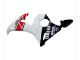 Yamaha YZF R6S Motorrad Verkleidung 2006-2009 - Weiss Rot Glanzendes Schwarz Motul