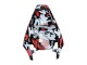 Yamaha YZF R6S Motorrad Verkleidung 2006-2009 - Schwarz Rot Grau Camouflage